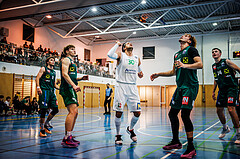 Basketball, Basketball Zweite Liga 2024/25, Grunddurchgang 7.Runde, UDW Alligators, Dornbirn Lions, Pauls Miglinieks (2), Laurynas Vitosis (11), Marko Kolaric (30), Berk Mehmed (55), Artur Mauderer (14)