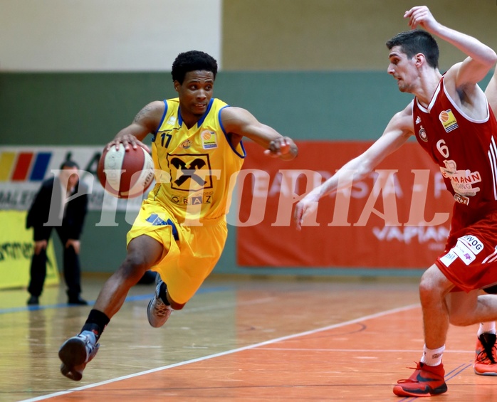 Basketball ABL 2015/16 Grunddurchgang 34.Runde UBSC Graz vs. BC Vienna


