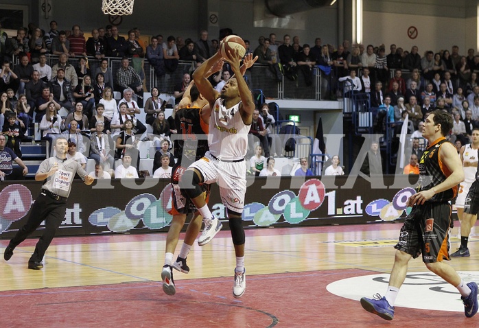 Basketball ABL 2015/16 Grunddurchgang 24.Runde  Güssing Knights vs Fürstenfeld Panthers
