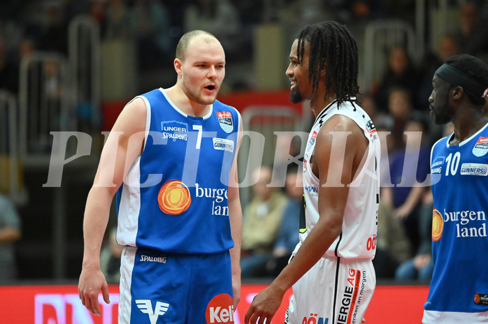 Basketball, Superliga 2023/24, Grunddurchgang 18. Runde, Flyers Wels vs. Oberwart Gunners,