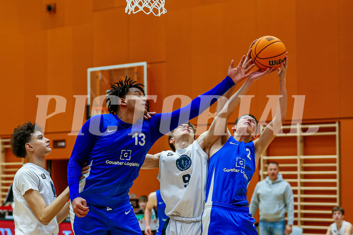 24.11.2024 Österreichischer Basketballverband 2024/25, SLMU16, Vienna Timberwolves vs. ATSE Graz