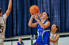 27.04.2025 Österreichischer Basketballverband 2024/25, SLWU16 VF Basket Flames UNION vs. DBB  Basketgirls Wels