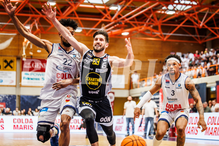 Basketball, win2day Basketball Superliga 2024/25, Playoffs Halbfinale 2. Spiel
, BBC Nord Dragonz, Gmunden Swans, Daniel Friedrich (6)