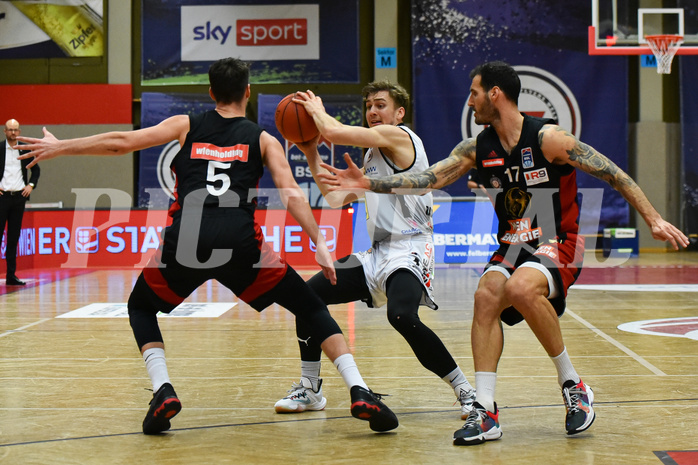 Basketball Superliga 2021/22, Grunddurchgang 14. Runde Flyers Wels vs. GGMT Vienna
