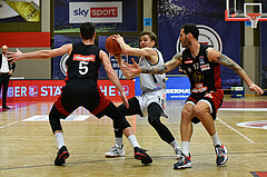 Basketball Superliga 2021/22, Grunddurchgang 14. Runde Flyers Wels vs. GGMT Vienna
