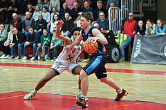 Basketball, Superliga 2023/24, Grunddurchgang 22. Runde, Flyers Wels vs. Vienna Timberwolves,
