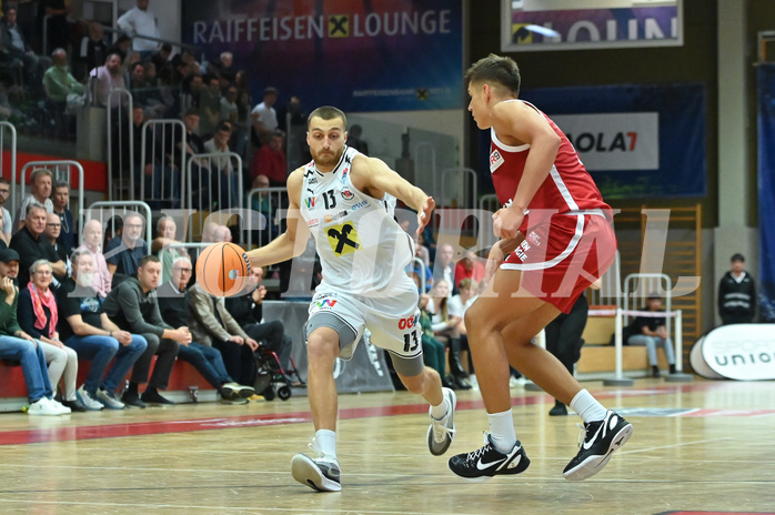 Basketball, Superliga 2024/25, Grunddurchgang 5.Runde, Flyers Wels vs. BC Vienna,