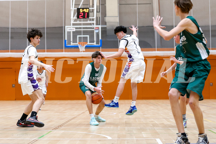 08.03.2025 Österreichischer Basketballverband 2024/25, SLMU16, Post SV Wien vs Dornbirn Lions