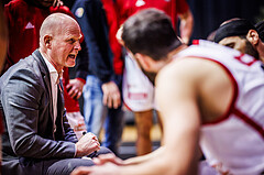 Basketball, Win2Day Superliga 2024/25, Grunddurchgang 17.Runde, BC Vienna, Flyers Wels, Mike Coffin (Head. Coach)