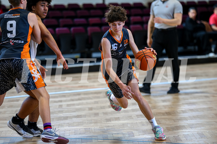 23.03.2025 Österreichischer Basketballverband 2024/25, SLMU16, Post SV Wien vs. Basket Dukes