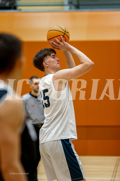 26.01.2025 Österreichischer Basketballverband 2024/25, SLMU19, Vienna Timberwolves vs. Basket Dukes
