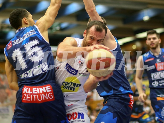 Basketball ABL 2017/18, Grunddurchgang 17.Runde Gmunden Swans vs. Kapfenberg Bulls