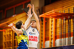 Basketball, win2day Basketball Superliga 2024/25, Grunddurchgang Runde 13, BBC Nord Dragonz, UBSC Graz, Valentin Pasterk (6)