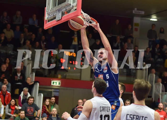 Basketball ABL 2015/16 Grunddurchgang 23.Runde WBC Wels vs Kapfenberg Bulls