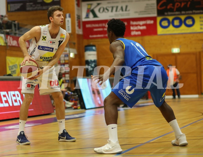 Basketball ABL 2017/18, Grunddurchgang 24.Runde Gmunden Swans vs. UBSC Graz