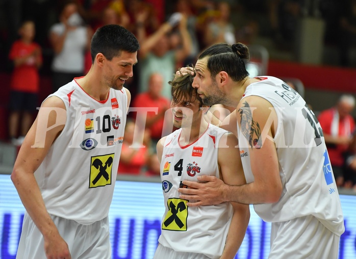 Basketball ABL 2016/17 Halbfinale Spiel 3 WBC Wels vs Gunners Oberwart