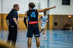 Basketball, Basketball Zweite Liga 2024/25, Grunddurchgang 13.Runde, UDW Alligators, Vienna Timberwolves, Justin Schlünken (Head Coach), Felix Angerbauer (4)