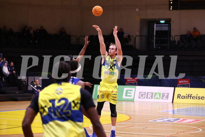 06.01.2025, Graz, Raiffeisen Sportpark Graz, Basketball Superliga 2024/25, Grunddurchgang, Runde 17, UBSC Graz - Oberwart Gunners