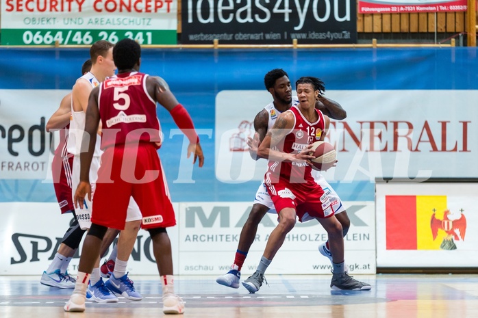 Basketball, ABL 2016/17, Grunddurchgang 19.Runde, Oberwart Gunners, BC Vienna, Chris Ferguson (12), Jamari Traylor (9)