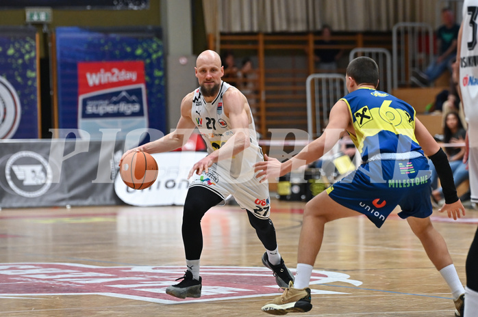 Basketball, Superliga 2024/25, 9. Plazierungsrunde, Flyers Wels vs. UBSC Graz,