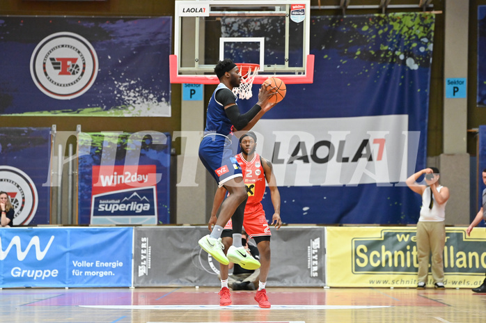 Basketball Superliga 2024/25, Playoff, Viertelfinale Spiel 1, Flyers Wels vs BBC Nord Dragonz,

