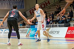 Basketball, ABL 2017/18, Grunddurchgang 21.Runde, Oberwart Gunners, WBC Wels, Sebastian Käferle (7)