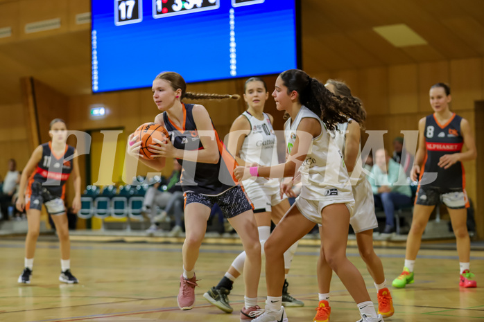 20.10.2024 Österreichischer Basketballverband 2024/25, SLWU16, Basket Flames UNION vs. Basket Duchess

