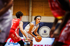 Basketball, win2day Basketball Superliga 2024/25, Grunddurchgang Runde 7, BBC Nord Dragonz, Traiskirchen Lions, Lukas Hahn (25)