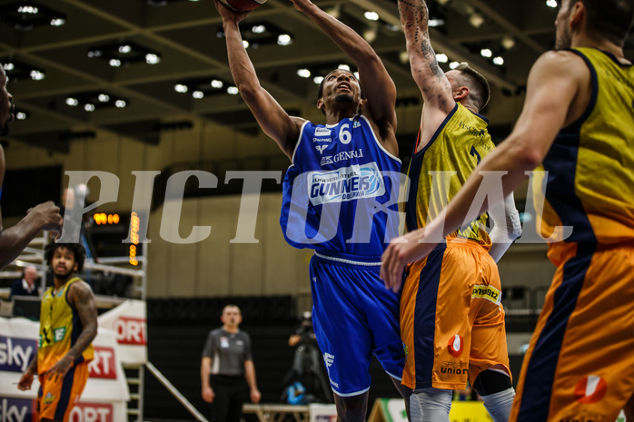 Basketball, Admiral Basketball Superliga 2019/20, Grunddurchgang 9.Runde, UBSC Graz, Oberwart Gunners, Lawrence Alexander (6)