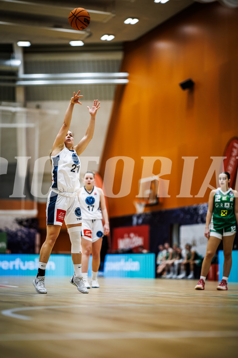 Basketball, Win2Day Basketball Damen Superliga 2023/24, Grunddurchgang 8.Runde, Vienna Timberwolves, UBI Graz, Petra Pammer (21)