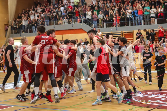 Basketball Zweite Liga 2023/24, Playoff, Finale Spiel 3 Mistelbach Mustangs vs. Union Deutsch Wagram