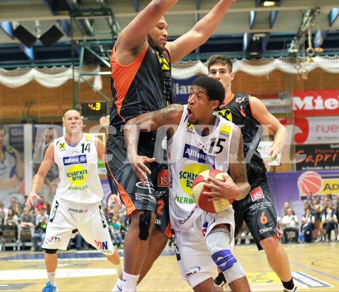 Basketball ABL 2015/16 Grunddurchgang 9.Runde Gmunden Swans vs. Fürstenfeld Panthers



