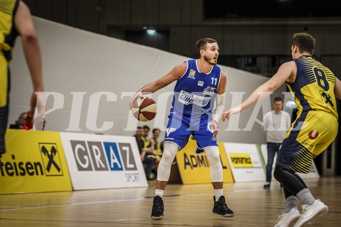 Basketball, ABL 2018/19, Grunddurchgang 36.Runde, UBSC Graz, Oberwart Gunners, Hayden Thomas Lescault (11)