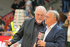 Basketball, Basketball Superliga 2024/25, Playoffs, Finale Spiel 1, Oberwart Gunners vs. BBC Nord Dragonz