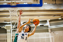 Basketball, Basketball Zweite Liga 2024/25, Grunddurchgang 14.Runde, Vienna Timberwolves, KOS Celovec, Corneluis Stubenvoll (15)