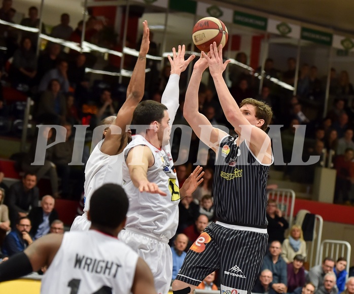 Basketball ABL 2015/16 Grunddurchgang 28.Runde WBC Wels vs Guessing Knights