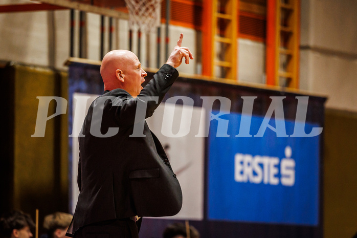 Basketball, win2day Basketball Superliga 2024/25, Grunddurchgang Runde 21, BBC Nord Dragonz, BC Vienna, Mike Coffin (Head. Coach)