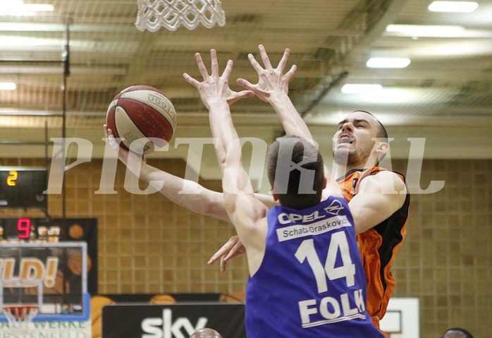 Basketball ABL 2015/16 Grunddurchgang 27.Runde  Fürstenfeld Panthers vs Oberwart Gunners
