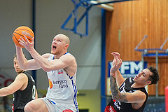 Basketball, Basketball Superliga 2024/25, Playoffs, Viertelfinale Spiel 3, Oberwart Gunners vs. Kapfenberg 