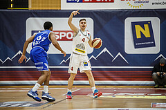 Basketball, Admiral Basketball Superliga 2019/20, Grunddurchgang 17.Runde, Traiskirchen Lions, Oberwart Gunners, Sebastian Lesny (4)