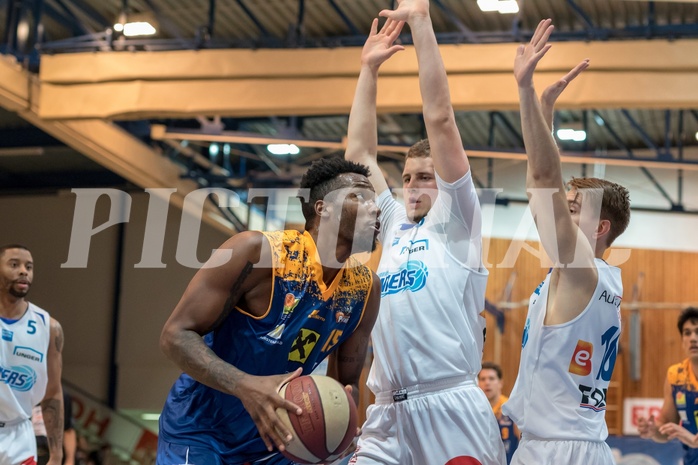 Basketball, ABL 2017/18, Grunddurchgang 25.Runde, Oberwart Gunners, Fürstenfeld Panthers, 