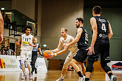 Basketball, Basketball Zweite Liga 2024/25, Grunddurchgang 13.Runde, Mattersburg Rocks, Güssing Blackbirds, Asdren Drew Koka (22)