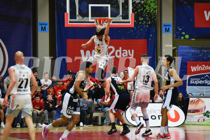 Win2Day Basketball Superliga 2022/23, Playoff,
Semifinale Spiel 2, Flyers Wels vs Swans Gmunden,