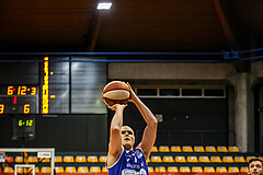 Basketball, bet-at-home Basketball Superliga 2020/21, Grunddurchgang 7. Runde, BC Vienna, Oberwart Gunners, Sebastian Käferle (7)
