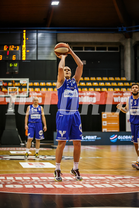 Basketball, bet-at-home Basketball Superliga 2020/21, Grunddurchgang 7. Runde, BC Vienna, Oberwart Gunners, Sebastian Käferle (7)