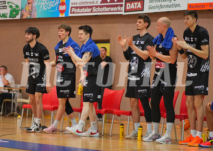 Basketball Superliga 2024/25, Playoffs, Viertelfinale Spiel 1 Oberwart Gunners vs. Kapfenberg Bulls