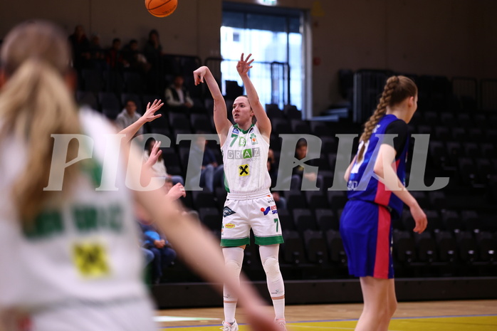 28.01.2024, Graz, Raiffeisen Sportpark, Basketball Damen Superliga 2023/24, Grunddurchgang 10.Runde, UBI Holding Graz - UBSC-DBBC Graz ,  
