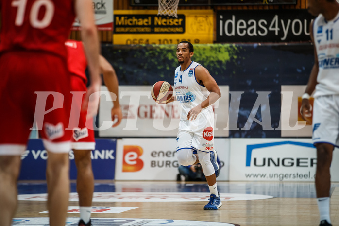 Basketball, bet-at-home Basketball Superliga 2020/21, Grunddurchgang 16. Runde, Oberwart Gunners, BC Vienna, Laurence Alexander (4)