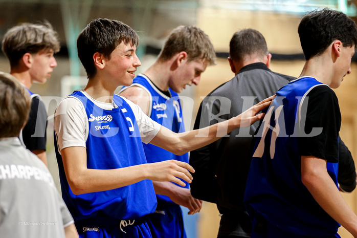 16.02.2025 Österreichischer Basketballverband 2024/25, SLMU16 Basket Flames WAT vs SG Salzkammergut