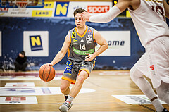 Basketball, bet-at-home Basketball Superliga 2021/22, Grunddurchgang18.Runde, Traiskirchen Lions, Klosterneuburg Dukes, Valentin Bauer (14)